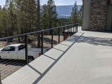 Fascia mounted cable railing